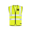 Custom Printed Hi-Vis Vest with Zip - Work Wear Choice