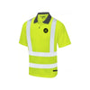 Leo P01 Hi-Vis Polo Shirt – Durable & Breathable Safety Work Polo - Work Wear Choice