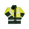 Portwest S466 Hi-Vis Contrast Traffic Jacket – Waterproof & Breathable Safety Coat - Work Wear Choice