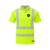 Pulsar LFE923 Short Sleeve Hi-Vis Polo Shirt – Yellow Lightweight Safety Polo - Work Wear Choice