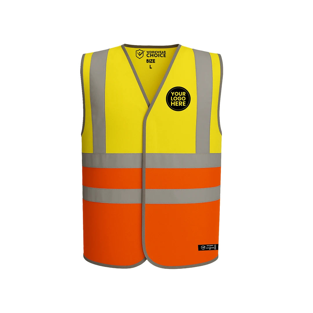 Personalised Two-Tone Hi-Vis Vest - Work Wear Choice
