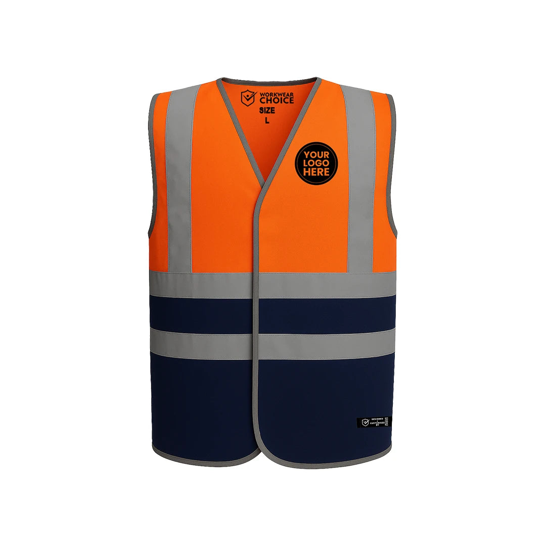 Personalised Two-Tone Hi-Vis Vest - Work Wear Choice