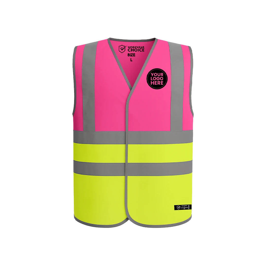 Personalised Two-Tone Hi-Vis Vest - Work Wear Choice