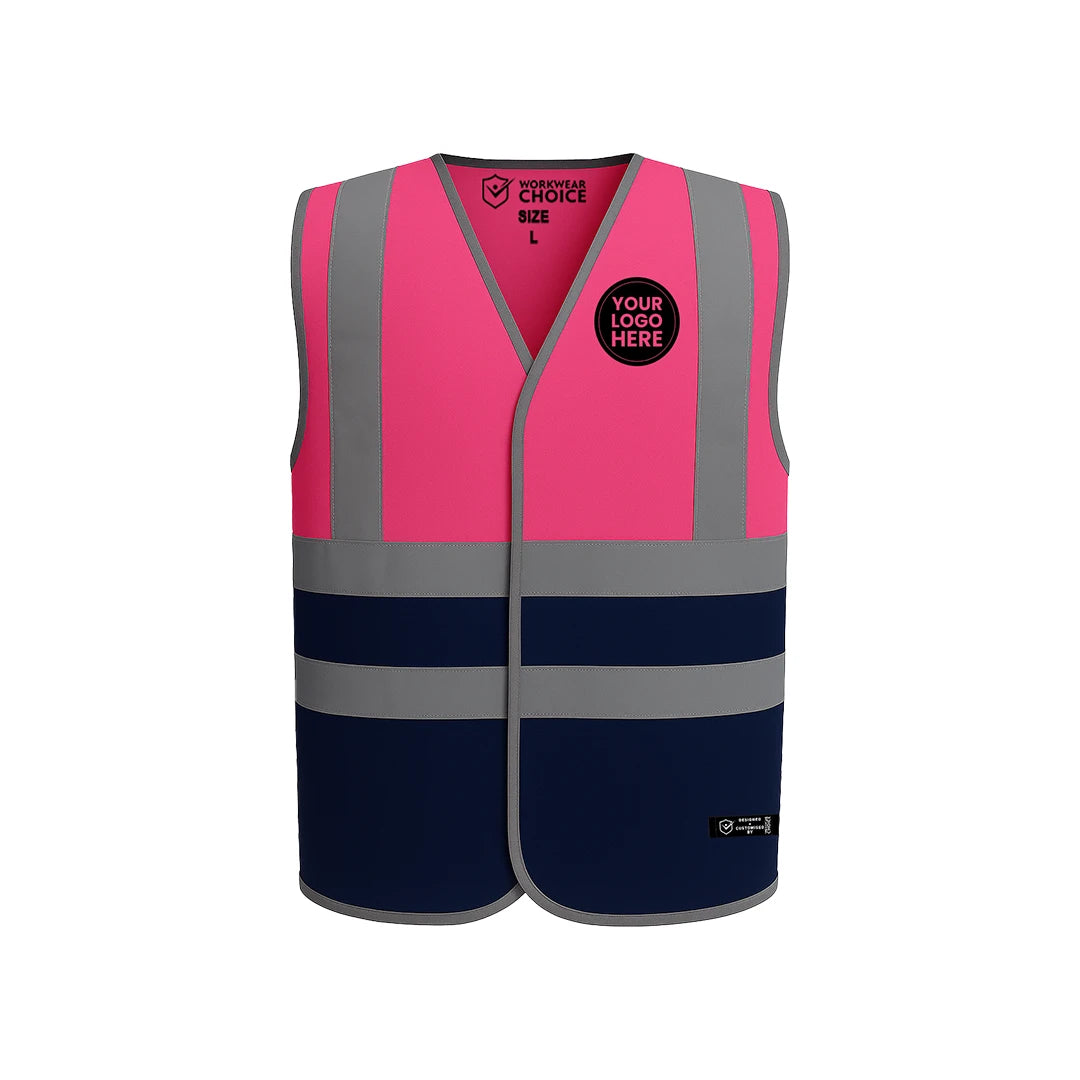 Personalised Two-Tone Hi-Vis Vest - Work Wear Choice