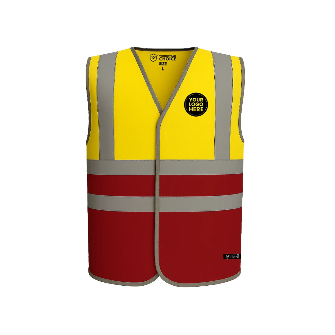 Personalised Two-Tone Hi-Vis Vest - Work Wear Choice