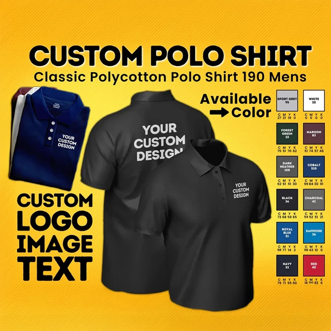 High-Quality Polo Shirt – Summer Short Sleeve Casual T-Shirt – Cool & Breathable, Comfortable Shirt, Great