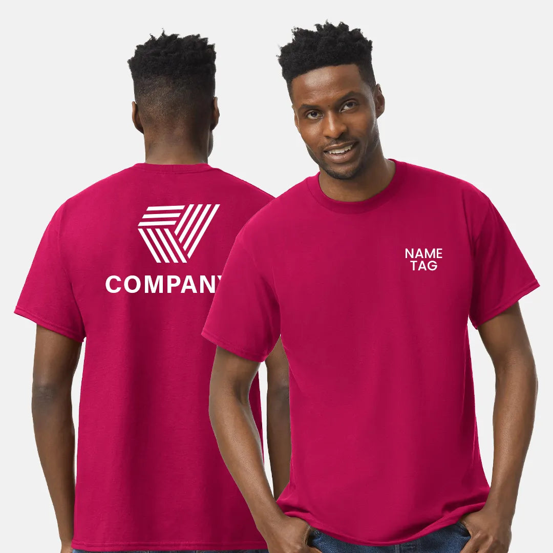 Street-Ready Style: Heavy Cotton Tee for Adults - Work Wear Choice