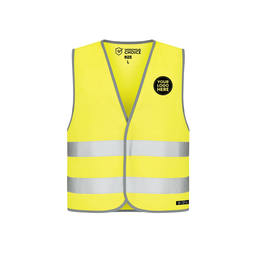 Children’s Personalised Hi-Vis Vest with Logo - Work Wear Choice