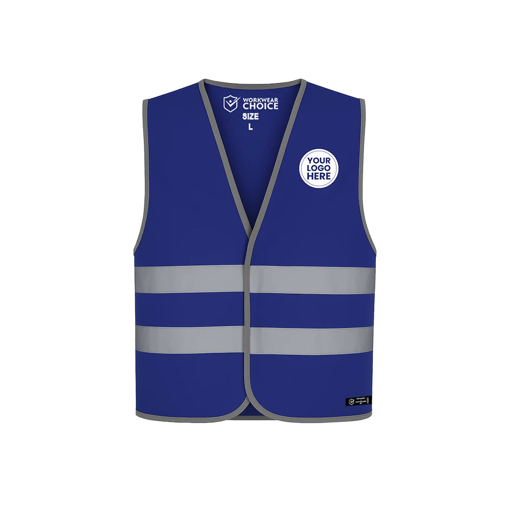 Children’s Custom Coloured Hi-Vis Vest with Logo - Work Wear Choice