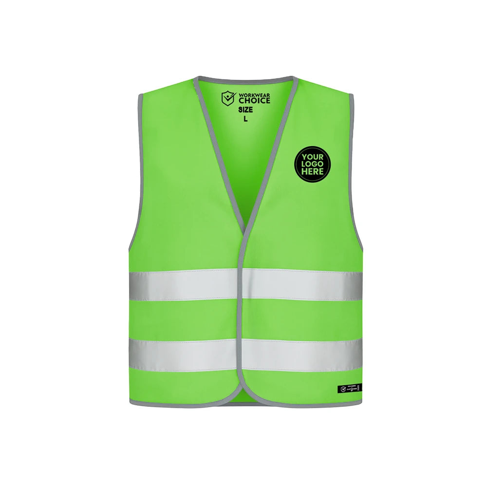 Children’s Personalised Hi-Vis Vest with Logo - Work Wear Choice