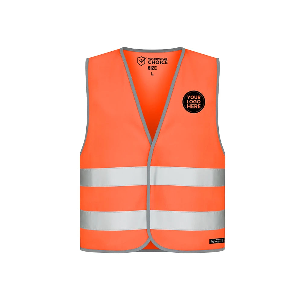 Children’s Personalised Hi-Vis Vest with Logo - Work Wear Choice