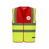 Custom Printed Two-Colour Panel Hi-Vis Vest - Work Wear Choice