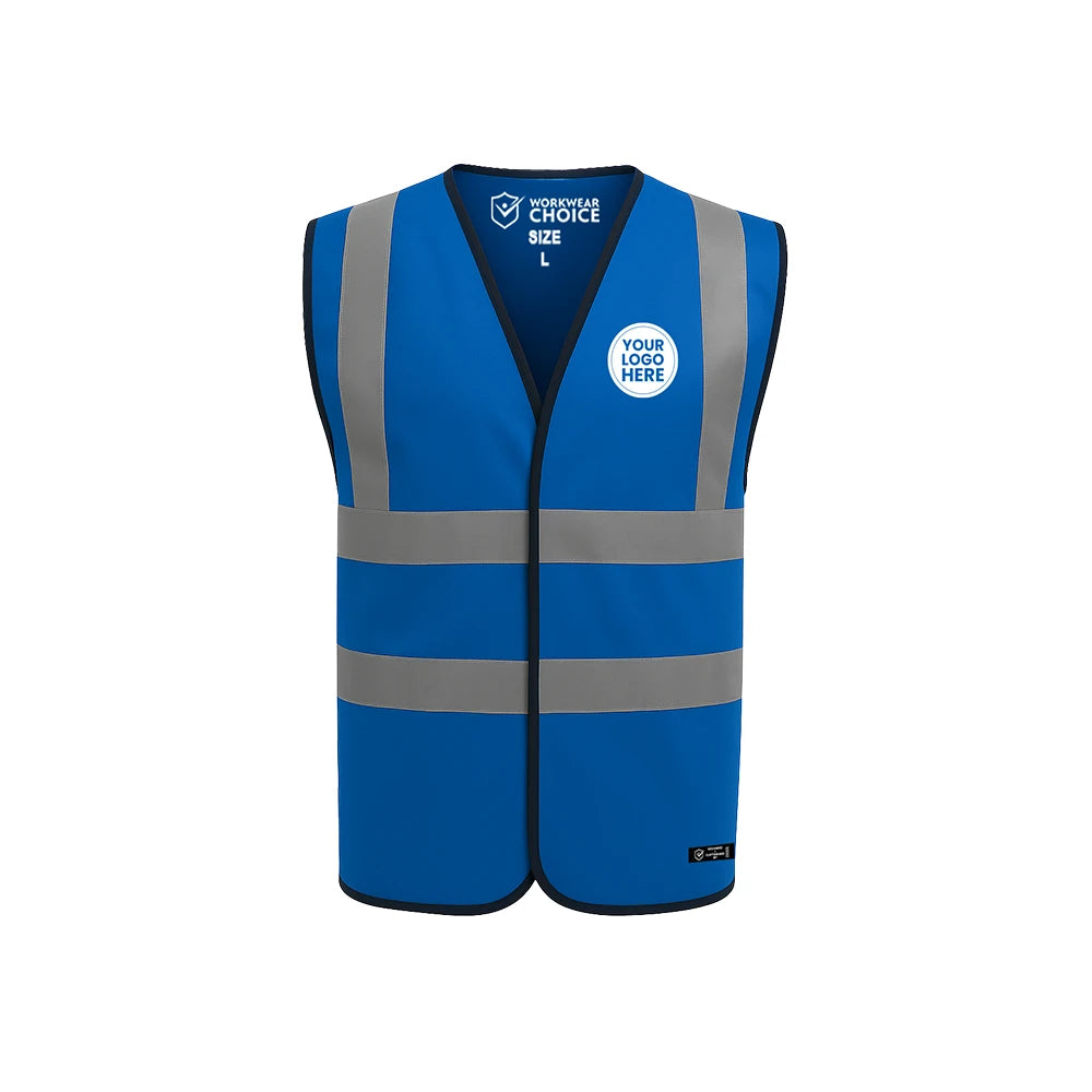 Personalised Hi-Vis Safety Vest with Your Logo - Work Wear Choice
