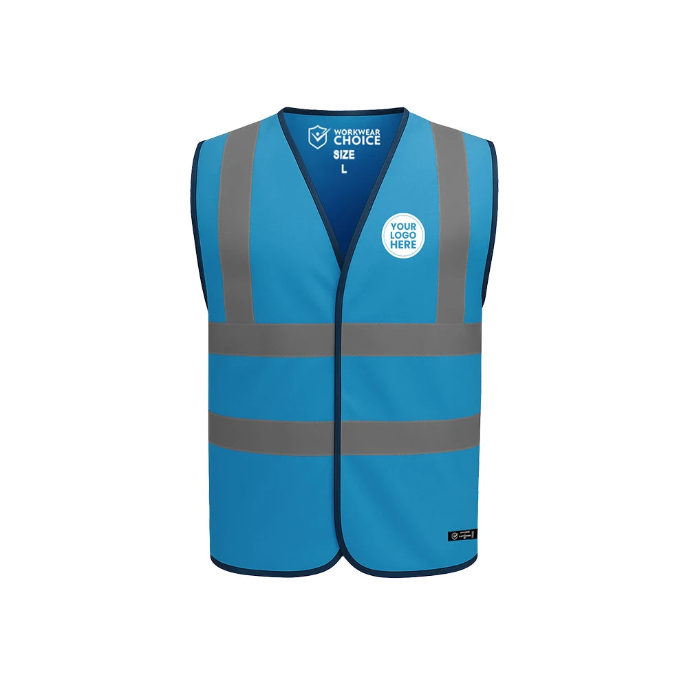 Personalised Hi-Vis Safety Vest with Your Logo - Work Wear Choice