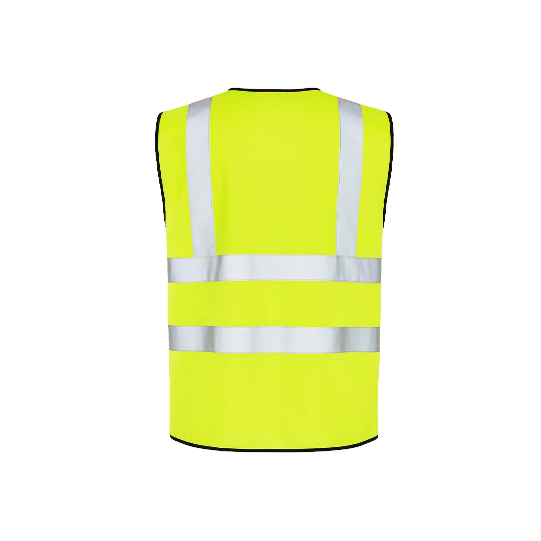 Custom Printed Hi-Vis Vest with Zip - Work Wear Choice