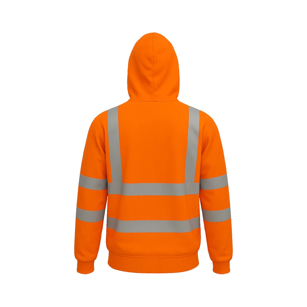 Hi-Vis Hoodie with Pocket - Work Wear Choice