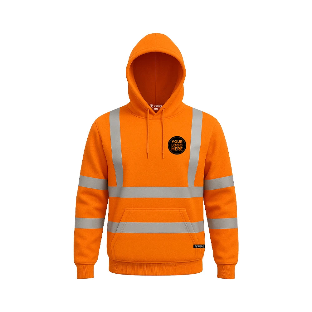 Hi-Vis Hoodie with Pocket - Work Wear Choice