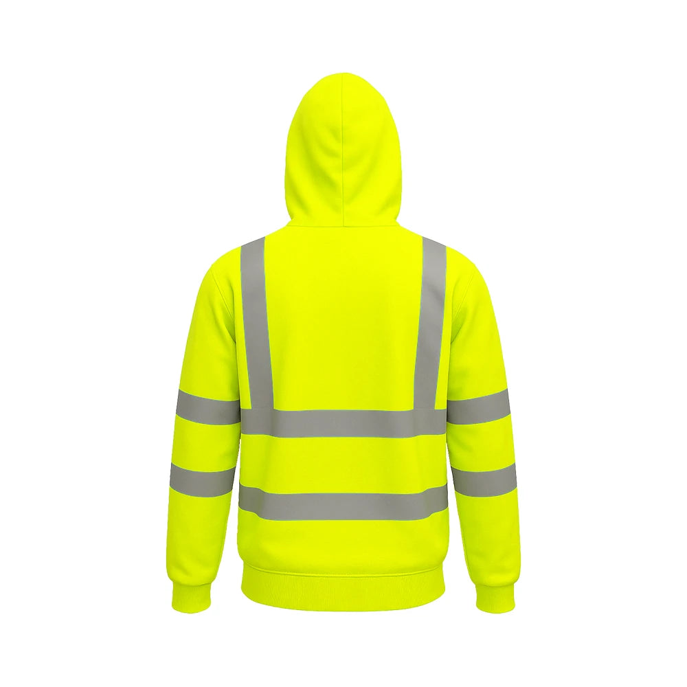 Hi-Vis Hoodie with Pocket - Work Wear Choice
