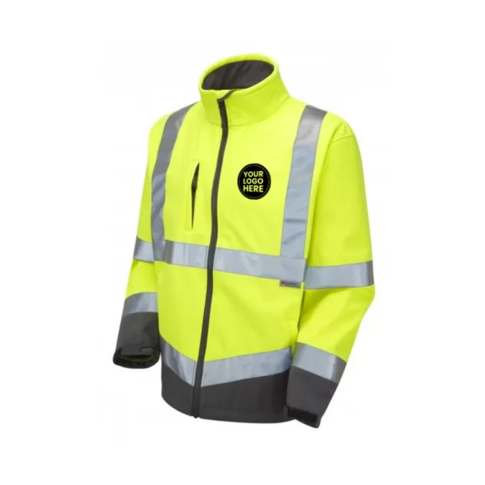 Leo Hi Vis Softshell Jacket – SJ01 - Work Wear Choice