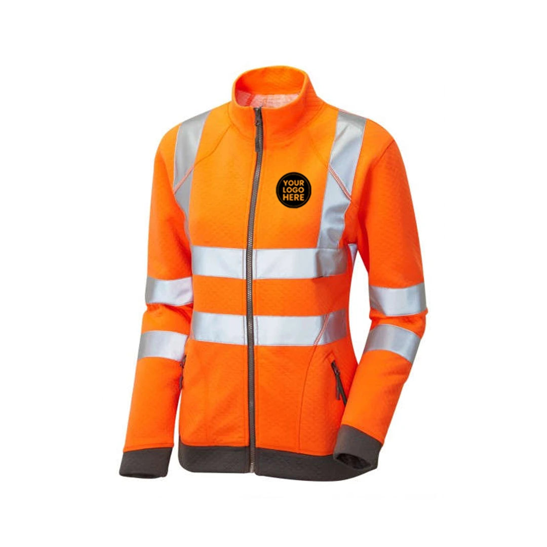 Women’s Hi-Vis Zip Sweatshirt – Class 3 Safety Workwear - Work Wear Choice