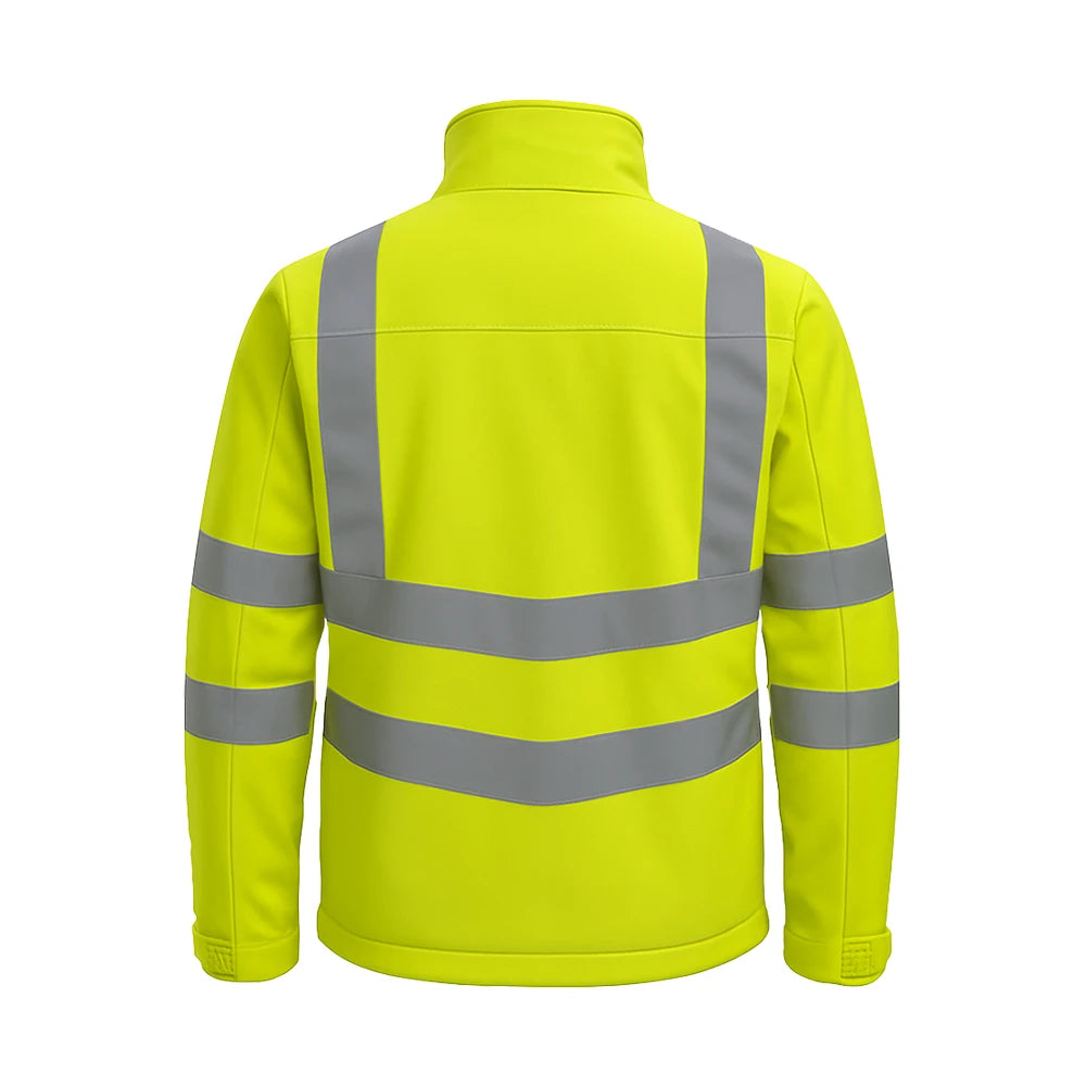 Pulsar P706 Ladies Yellow Hi-Vis Softshell Jacket - Work Wear Choice
