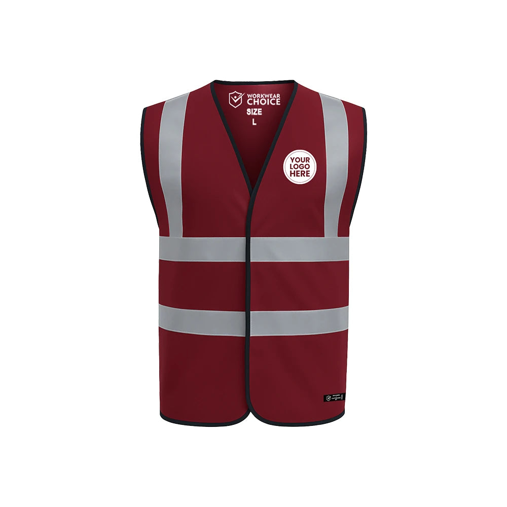 Personalised Premium Hi-Vis Vest – Leo W05 - Work Wear Choice