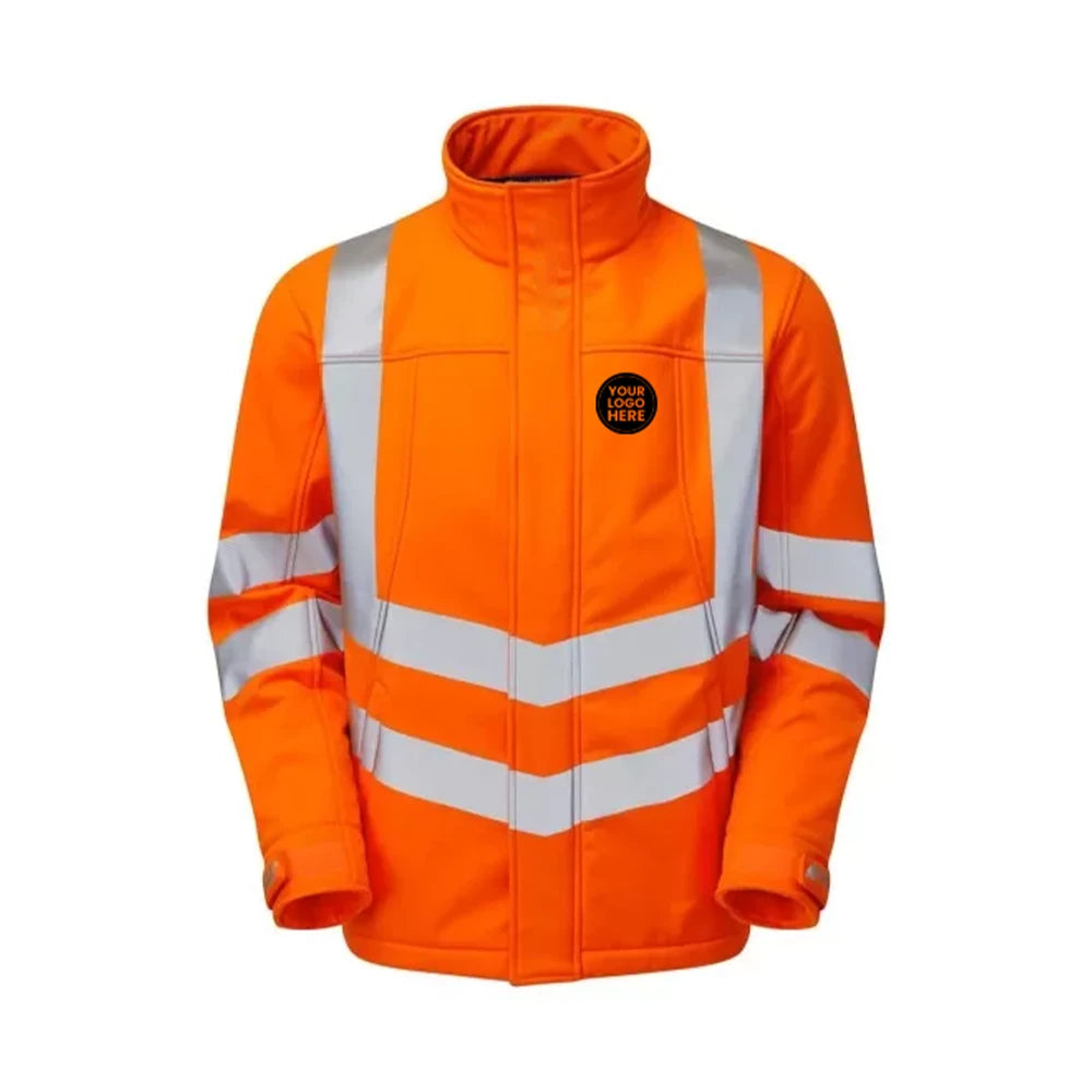 Pulsarail Orange Hi Vis Softshell Jacket – PR535 - Work Wear Choice