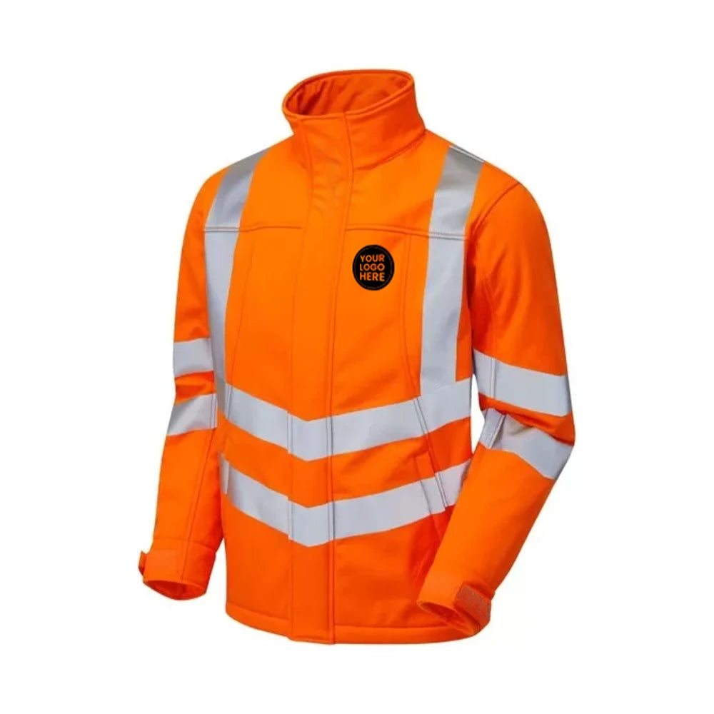 Pulsarail Orange Hi Vis Softshell Jacket – PR535 - Work Wear Choice