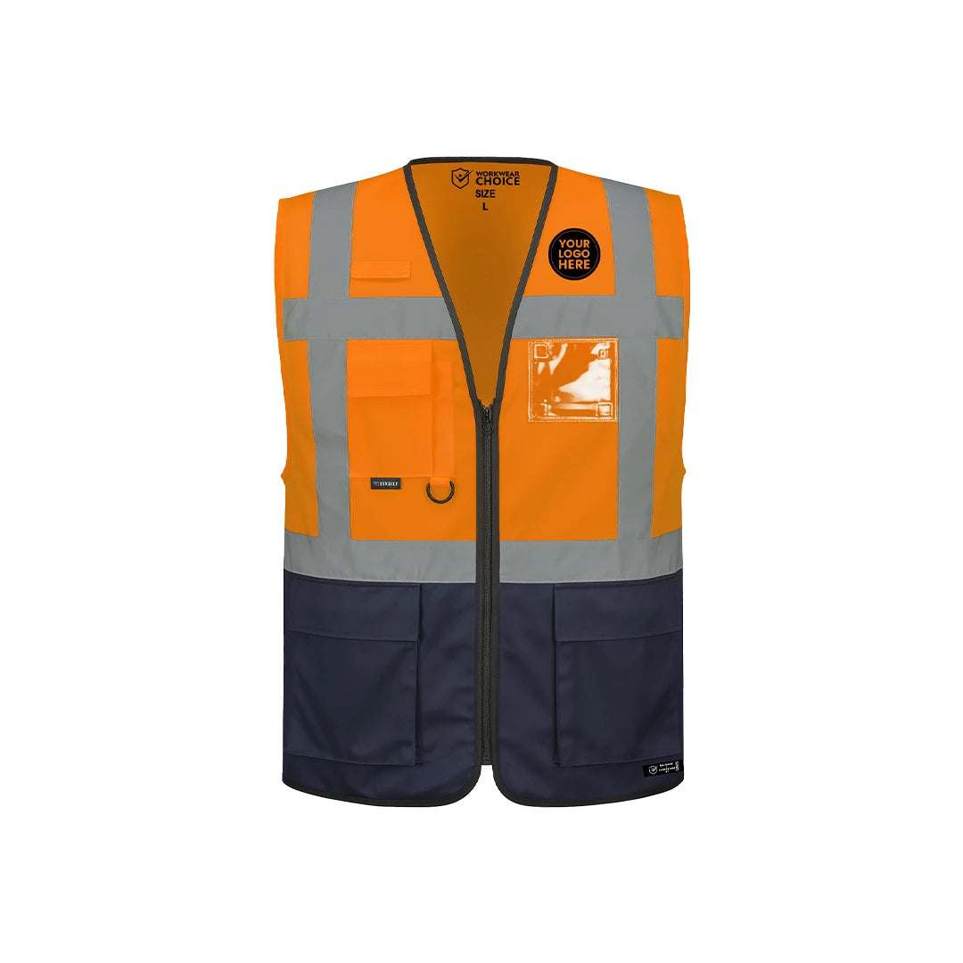 Portwest Executive Hi-Vis Vest with Pockets - Work Wear Choice