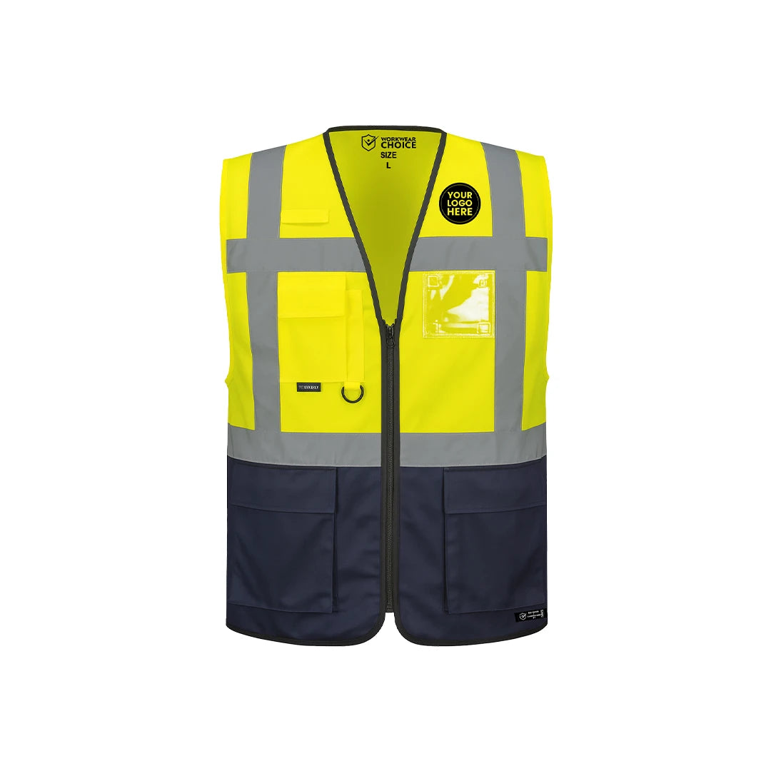 Portwest Executive Hi-Vis Vest with Pockets - Work Wear Choice