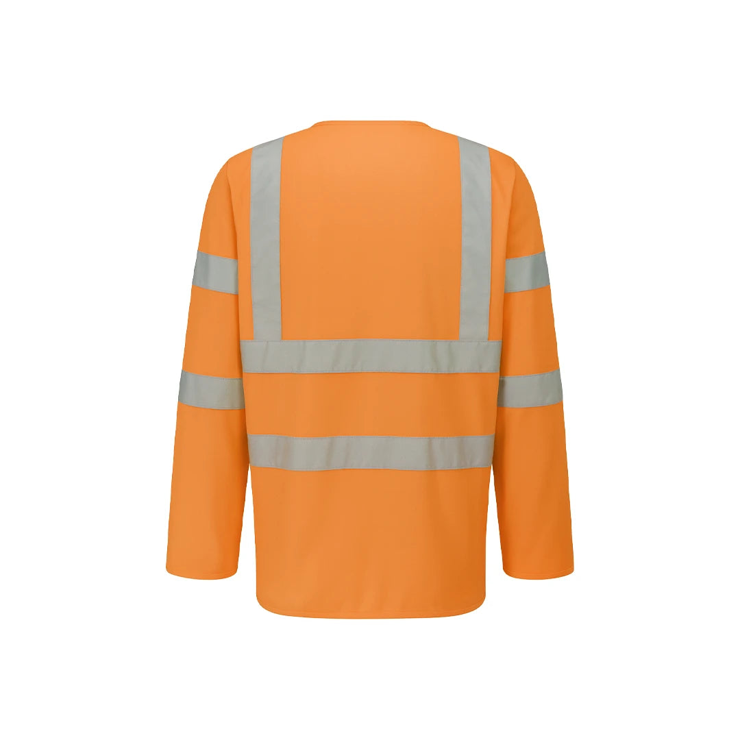 Personalised Flame Retardant Long Sleeve Hi-Vis Vest - Work Wear Choice