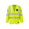 Personalised Flame Retardant Long Sleeve Hi-Vis Vest - Work Wear Choice
