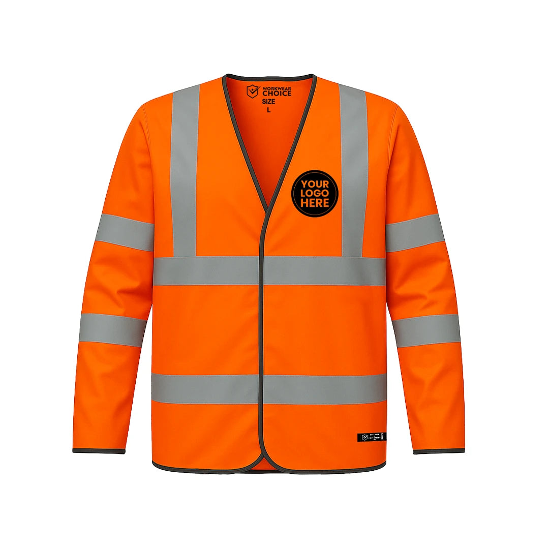 Personalised Long Sleeve Hi-Vis Vest - Work Wear Choice