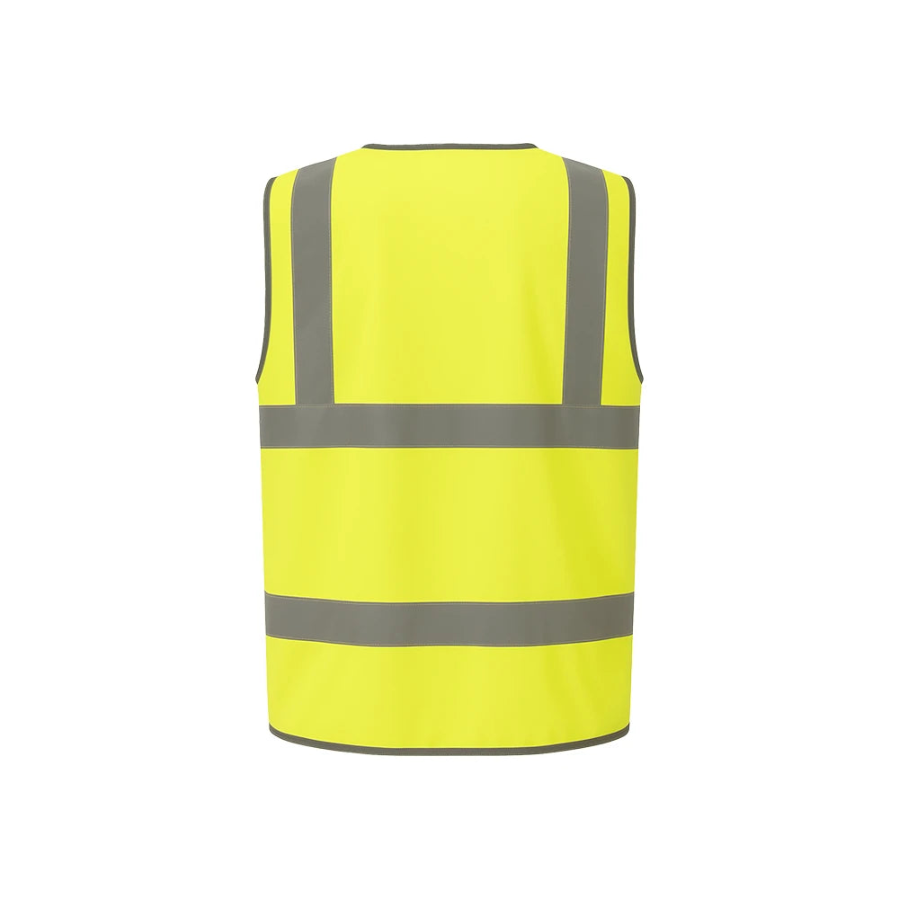 Personalised Premium Hi-Vis Vest – Leo W01 - Work Wear Choice