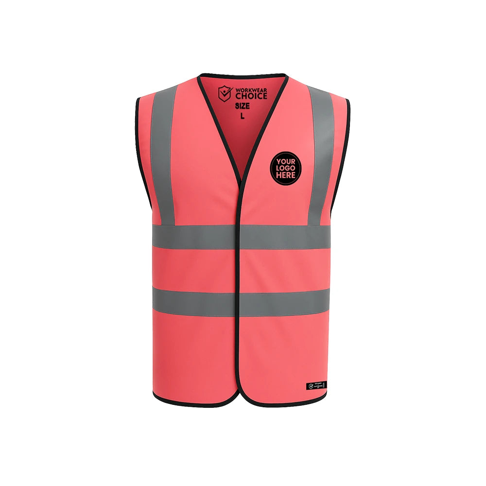 Personalised Premium Hi-Vis Vest – Leo W05 - Work Wear Choice
