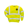 Portwest B303 Hi-Vis Sweatshirt – Class 3 Safety Workwear - Work Wear Choice