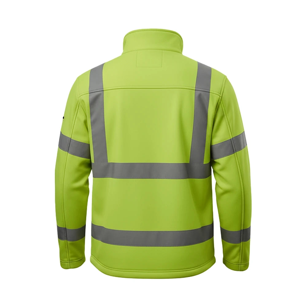Portwest S424 Hi-Vis Classic 3-Layer Softshell Jacket - Work Wear Choice