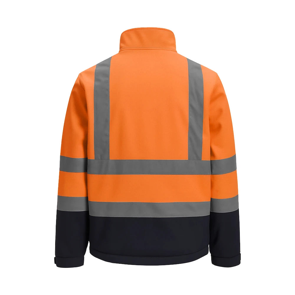 Portwest S425 Hi-Vis Contrast 3-Layer Softshell Jacket - Work Wear Choice