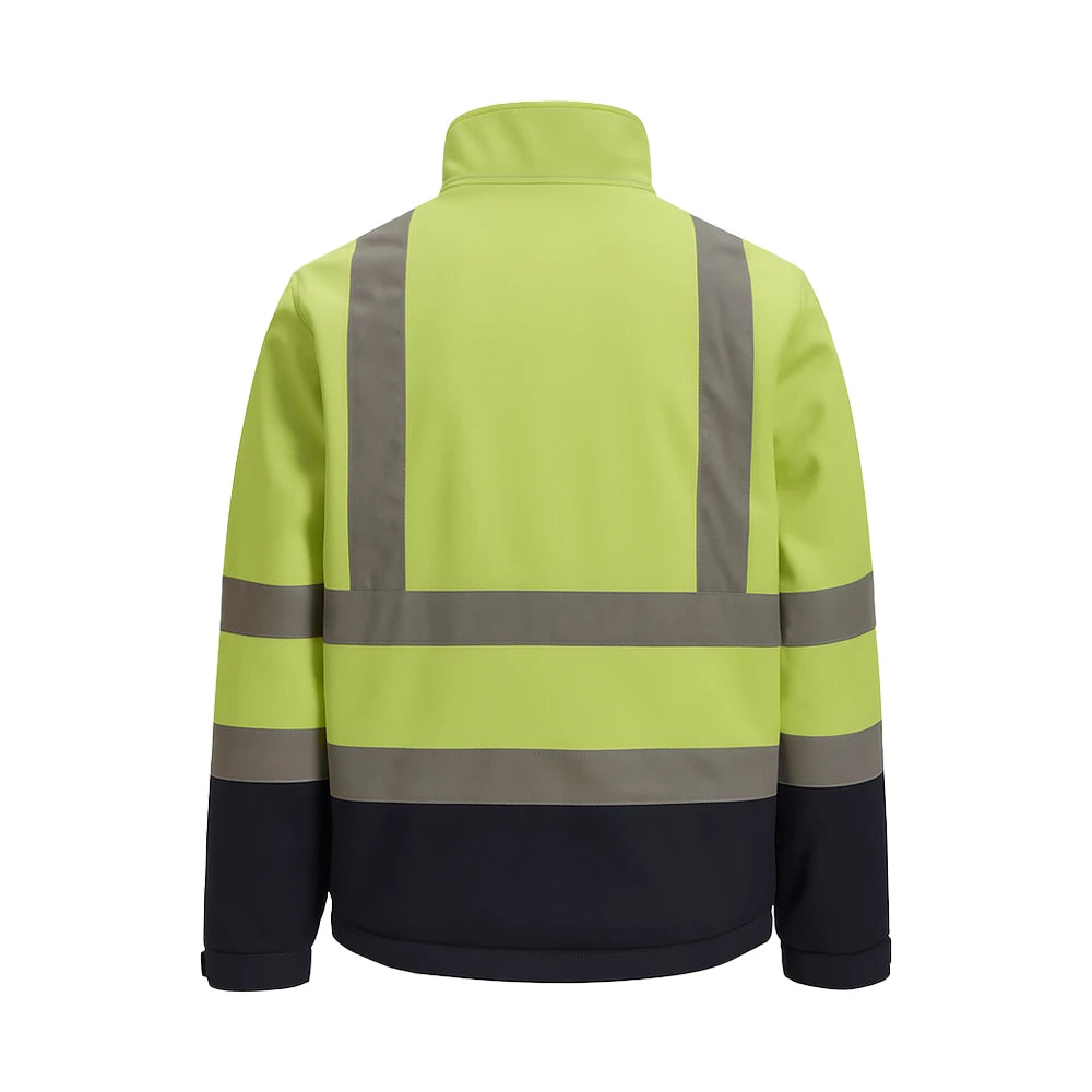 Portwest S425 Hi-Vis Contrast 3-Layer Softshell Jacket - Work Wear Choice