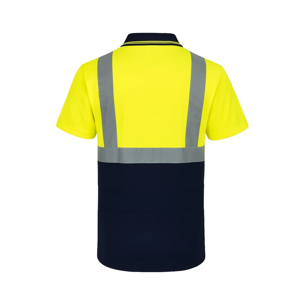 Portwest S479 Two-Tone Hi-Vis Polo Shirt – Breathable Safety Work Polo - Work Wear Choice