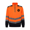 Regatta Pro TRF670 Hi-Vis Zip Sweatshirt – Class 3 Safety Workwear - Work Wear Choice
