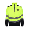 Regatta Pro TRF670 Hi-Vis Zip Sweatshirt – Class 3 Safety Workwear - Work Wear Choice