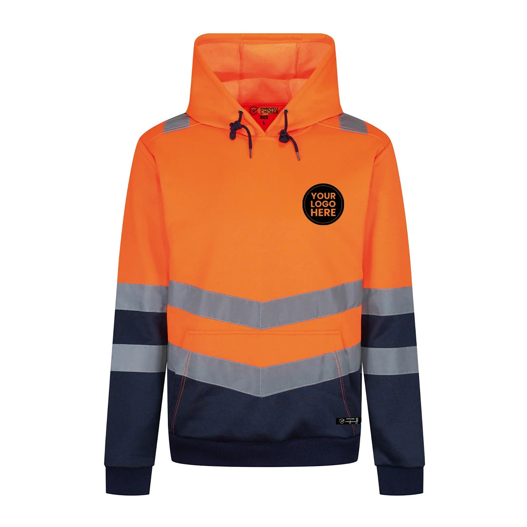 Regatta Pro Hi-Vis Overhead Hoodie TRF663 – Class 3 Safety Work Hoody - Work Wear Choice