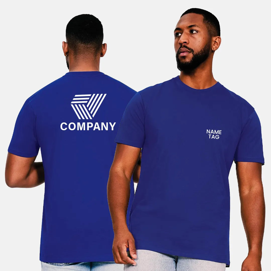 Organic Combed Cotton T-Shirt for Adults – Supreme Quality 220 GSM - Work Wear Choice