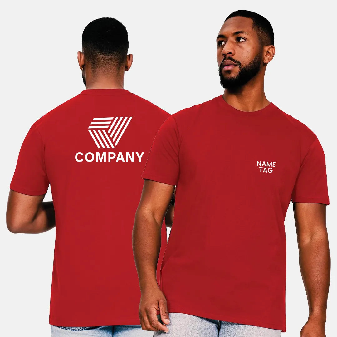 Organic Combed Cotton T-Shirt for Adults – Supreme Quality 220 GSM - Work Wear Choice