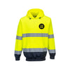 Portwest B316 Two-Tone Hi-Vis Pullover Hoodie – Class 3 Safety Hoody - Work Wear Choice