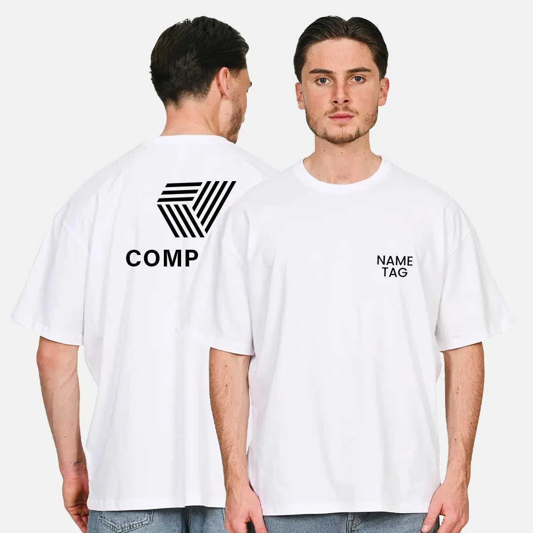 Premium Oversized Ringspun Cotton Tee – 180 GSM Comfort Fit - Work Wear Choice