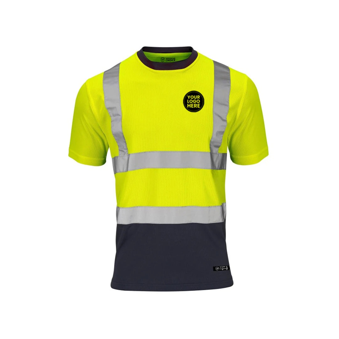 Yellow & Blue Hi-Vis T-Shirt - Work Wear Choice